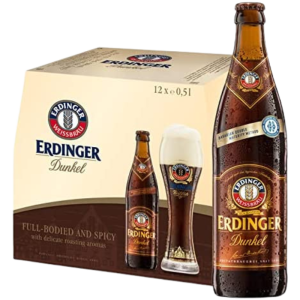 ERDINGER DUNKEL QUART 12 x 500ML [BBD: 01 SEP 2026]