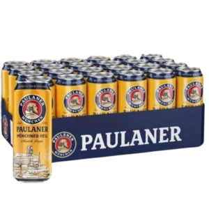 Paulaner Münchner Hell Can 24 x 500ML [BBD: 01 Sep 2026]
