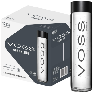 Voss Glass Sparkling Water 12 x 800ml [BBD: 26 Aug 2027]