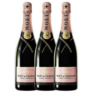 Moet Chandon Rose Imperial 750ml x 3 (With Box)