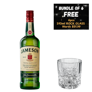 John Jameson Irish Whisky 700ml x6 Bundle