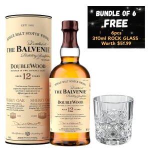 Balvenie 12 Years Doublewood 700ml x6 Bundle (With Box)