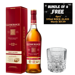 Glenmorangie 12 YO Lasanta 700ml x6 Bundle