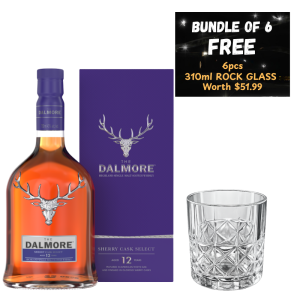 Dalmore 12 Years Sherry Cask Select 700ml x6 Bundle (With Box)