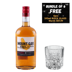 Mount Gay Eclipse Gold Rum 700ml x6