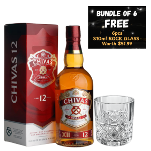 Chivas Regal 12 Years 700ml x6 Bundle (With Box)
