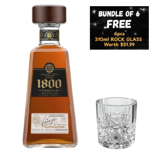 1800 Anẽjo Tequila 750ml x6 Bundle