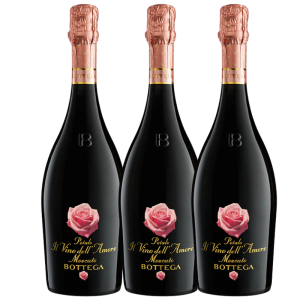 BOTTEGA MOSCATO PETALO AMORE 750ML/6.5% X 3