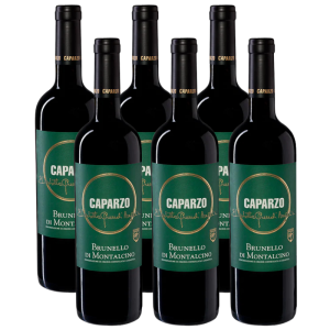 CAPARZO BRUNELLO MONTALCINO 750 ML/13.5%. (2019/2020). X 6