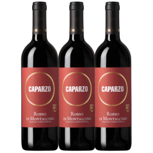 CAPARZO ROSSO DI MONTALCINO 2020. 750 ML/13.5% x 3
